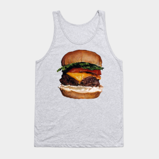 Food Tank Top - Cheeseburger by KellyGilleran